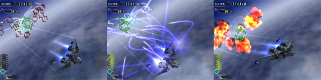 3つのショットボタン