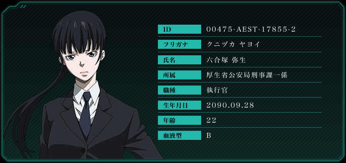 六合塚 弥生（くにづか やよい）