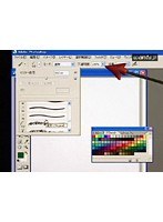 3-6 フォトショップCS2 色とブラシの選択