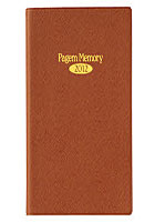 【クリックでお店のこの商品のページへ】8502ペイジェムメモリ日記B7-2ブラ