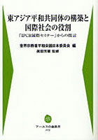 【クリックで詳細表示】東アジア平和共同体の構築と国際社会の役割 「IPCR国際セミナー」からの提言
