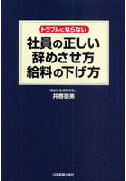 【クリックで詳細表示】社員の正しい辞めさせ方・給料の下げ方 トラブルにならない