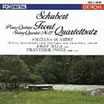 【クリックでお店のこの商品のページへ】ハーラ/スメタナ四重奏団/シューベルト：ピアノ五重奏曲イ長調「ます」