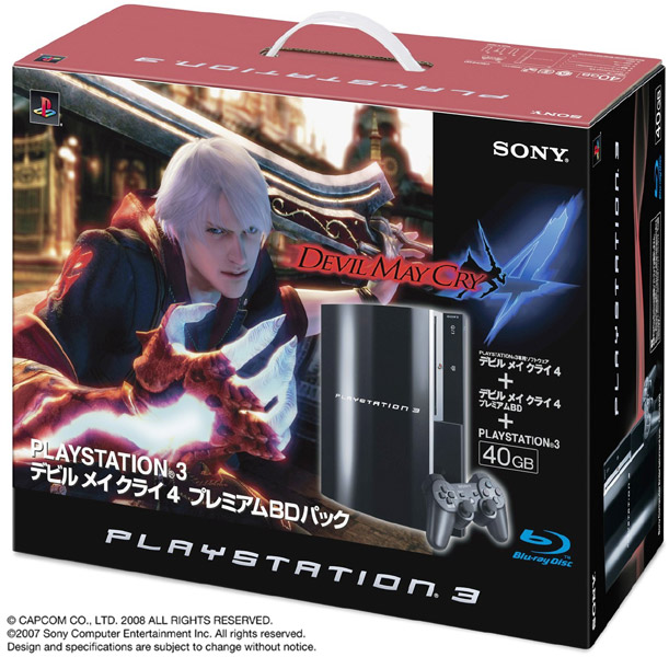 PLAYSTATION 3 デビル メイ クライ 4 プレミアムBDパック クリアブラックのパッケージ画像