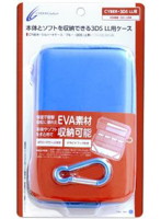 【クリックで詳細表示】3DSLL用 セミハードケース＜ブルー＞