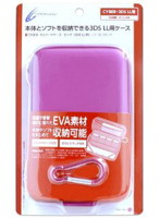 【クリックで詳細表示】3DSLL用 セミハードケース＜ピンク＞