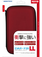 【クリックで詳細表示】3DSLL用EVAポーチ3DLL レッド