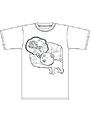  殴るぞ 考える犬Tシャツ ホワイト XLでDMMアフィリエイトツール