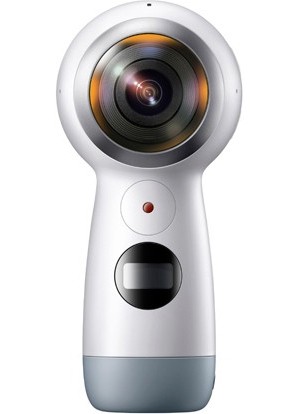 Gear 360(2017)-Galaxy S8/S8+/S7 edge/S6 edge/S6,iPhone 7/7Plus/6s/6s Plus/SE対応全天球カメラ