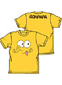 親子クラブ ロンパパフェイスTシャツ イエロー S