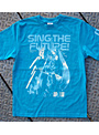 初音ミク グラフィック Tシャツ ターコイズブルー M