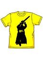  ネガティブハッピー・チェーンソーエッヂ チェーンソー男 Tシャツ イエロー LでDMMアフィリエイトツール