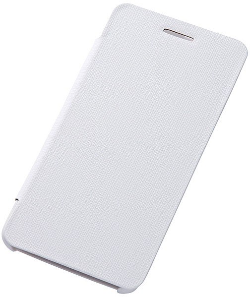 Ascend G620S対応 スリム・レザージャケット(合皮タイプ) ホワイト