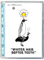 Whiter hair softer teeth