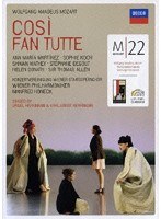 モーツァルトの5大オペラのひとつとして人気の作品。姉妹は恋人たちの賭けの相手になったことを実は知っていた、という新しいアイデアで観客の興味を引き出すのに成功し、好評を博したライブ。 モーツァルト:歌劇《コジ・ファン・トゥッテ》/マンフレッド・ホーネック