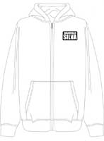 SILVA ジップアップ パーカー ホワイト M