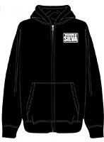 SILVA ジップアップ パーカー ブラック S