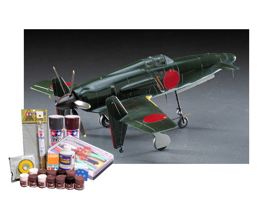 プラモデル制作セット 1/48スケール 九州 J7W1 局地戦闘機 震電