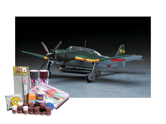 プラモデル制作セット 1/48スケール 愛知 B7A2 艦上攻撃機 流星 改