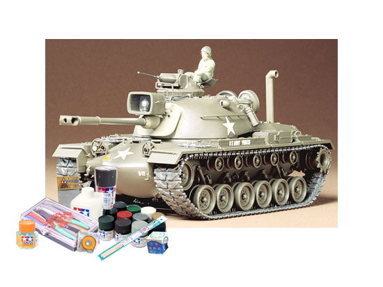 プラモデル制作セット 1/35スケール アメリカ M48Aパットン戦車