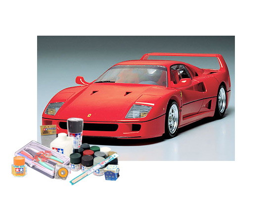 プラモデル制作セット 1/24スケール フェラーリF40
