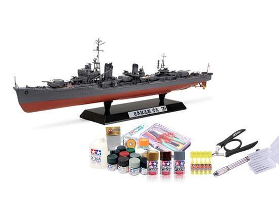 プラモデル制作セット 1/350スケール 日本海軍 駆逐艦 雪風