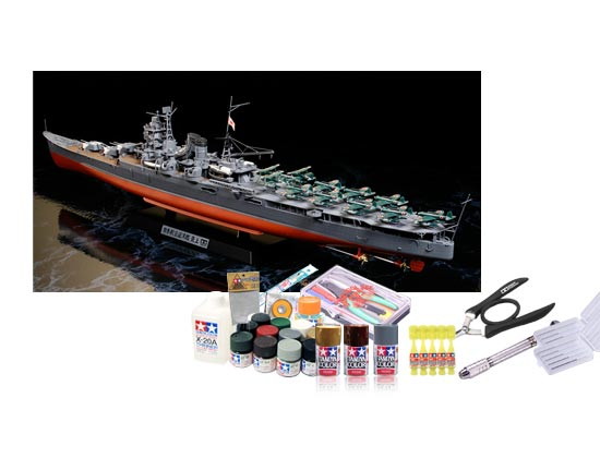 プラモデル制作セット 1/350スケール 日本海軍 航空巡洋艦 最上