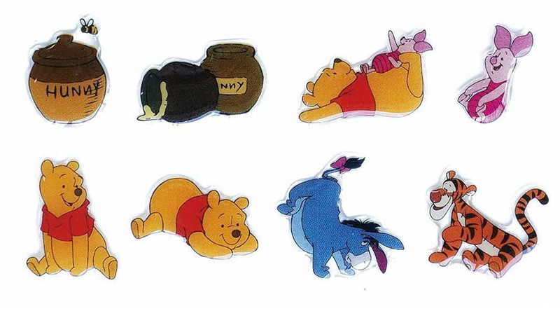 Disney キャラクターソフトシール くまのプーさん