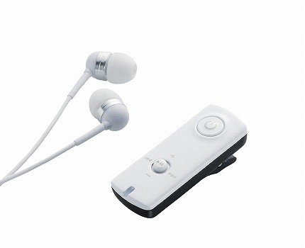 ロジテック Bluetooth/PC用レシーバ/タフバッテリー/イヤホン付/AR120シリーズ/ホワイト LBT-MPHP120WH