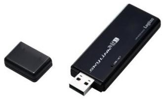 ロジテック 無線LANアダプタ/300Mbps/11an/USB LAN-W300AN/U2