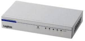ロジテック イーサネットHUB/電源内蔵/メタル/5ポート LAN-SW05P/M