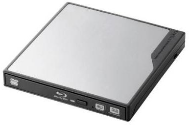 ロジテック USBバスパワー対応ポータブルBDユニット/3D再生/BDXLライティング付き/USB3.0搭載/シルバー LBD-PME6U3VSV