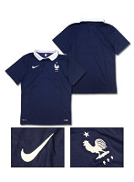 【クリックで詳細表示】NIKE 2014 フランス 代表 ホーム 半袖 レプリカ ユニフォーム [Sサイズ]