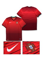 【クリックで詳細表示】NIKE 2014 ポルトガル 代表 ホーム 半袖 レプリカ ユニフォーム [Sサイズ]