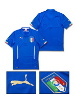 【クリックで詳細表示】PUMA 2014 イタリア 代表 ホーム 半袖 ユニフォーム [Sサイズ]