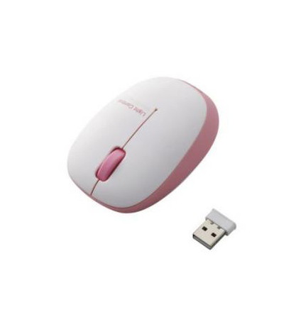 【クリックで詳細表示】エレコム BlueLEDマウス/無線/3ボタン/軽量/ピンク M-BL5DBPN