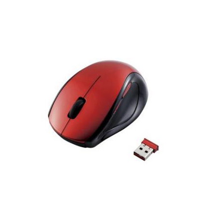 【クリックでお店のこの商品のページへ】エレコム IRマウス/省電力/Touch＆GOセンサー搭載/無線/5ボタン/レッド M-IR05DRRD