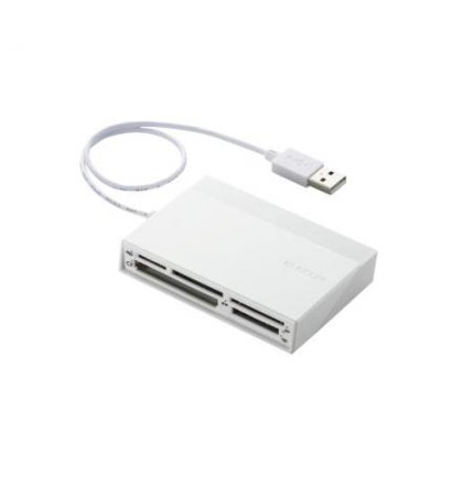 【クリックで詳細表示】エレコム メモリリーダライタ/USBハブ付/SD＋MS＋CF＋XD/ホワイト MR-C24WH