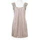 MARC BOUWER GLAMIT! ミニドレス ベージュ