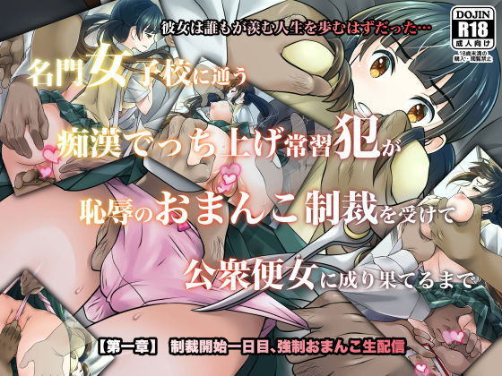 名門女子校に通う痴●でっち上げ常習犯が恥辱のおまんこ制裁を受けて公衆便女に成り果てるまで制裁開始一日目、強●おまんこ生配信