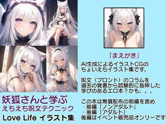 妖狐さんと学ぶえちえち呪文テクニック（LoveLife）イラストCG集1巻/呪文プロントコラム付/LoveLifeシリーズ