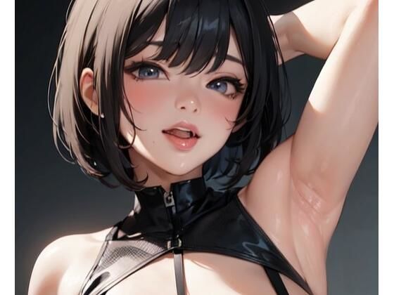 ノースリーブ腋見せまとめ（AI生成）（基本29枚＋腋毛差分29枚）