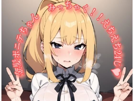 金髪ポニテちゃんみっちゃく！！えちえち24じ？