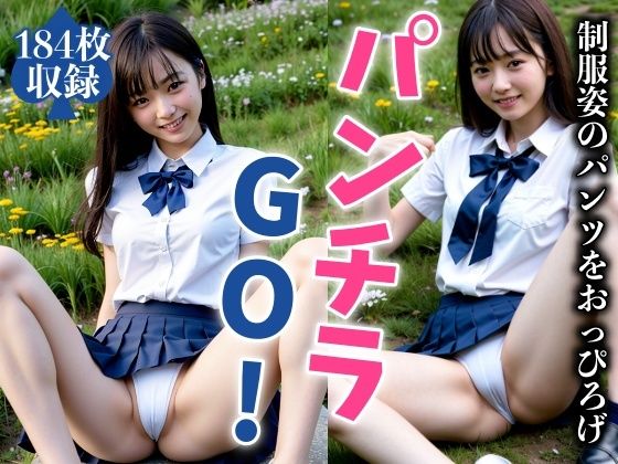 野外で制服姿の美女をくぱぁと開脚！萌え萌え写真集