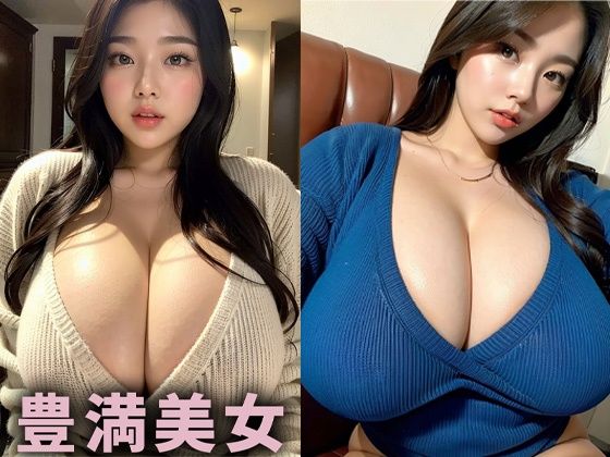 巨乳セーター美女