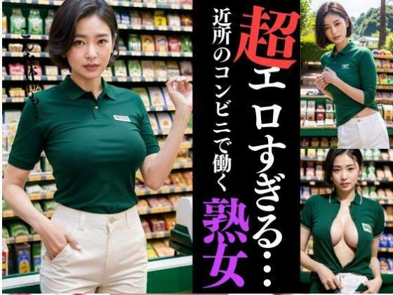 超えろすぎる近所のコンビニで働く熟女