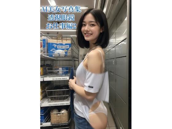 AI美女写真集透視眼鏡お仕事編2