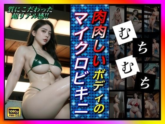 巨乳より太ももと生足がエロすぎるマイクロビキニ女子