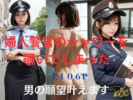 婦人警官のシャワーを覗いてしまった