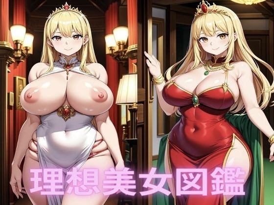 爆乳ドレス美女